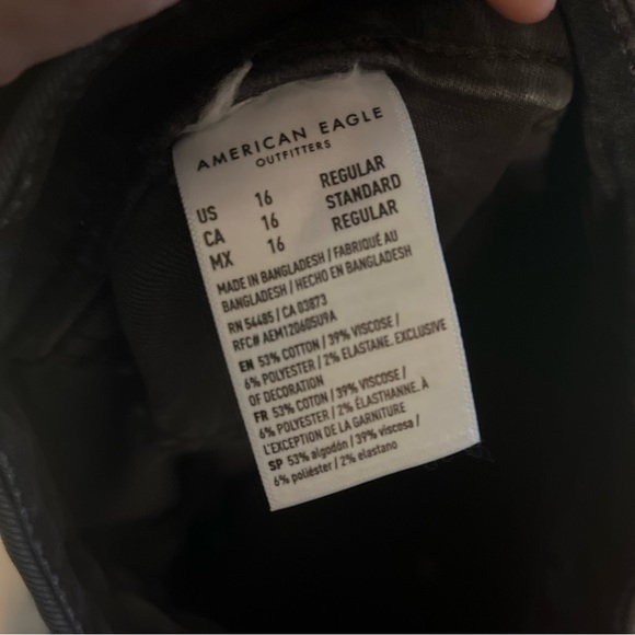 American Eagle Cargo High Waisted Skinny Jeans - Picture 3 of 3